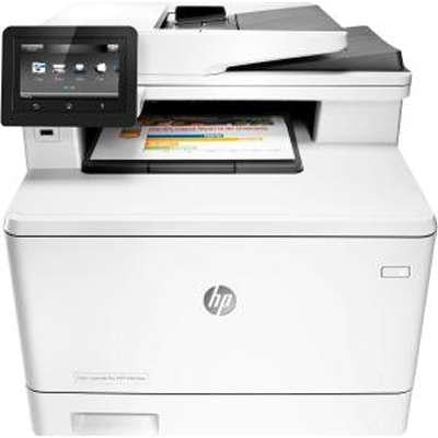HP Color LaserJet Pro MFP M477fdn (28 ppm) (256 MB) (8.5" x 14") (Max Duty Cycle 50000 Pages) (p/s/c/f) (Duplex) (USB) (Ethernet) (Touchscreen) (250 Sheet Input Tray) (50 Sheet MPT) (50 Sheet ADF)